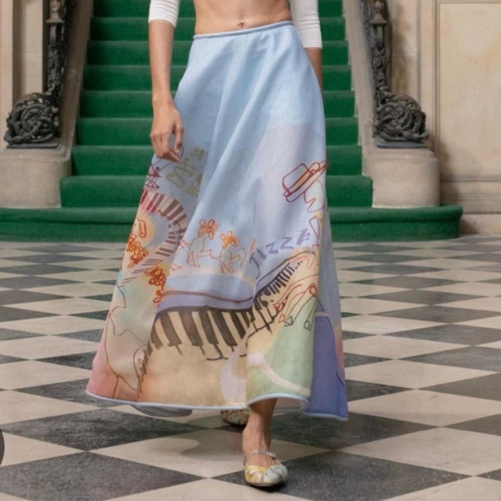 Zimmermann Multicolor Maxi Skirt